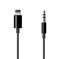 Apple Cavo audio originale da Lightning a mini jack da 3,5 mm - 1,2 metri - Nero