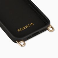 Selencia Cover posteriore Rivièra con MagSafe con ganci rimovibili Apple iPhone 15 Pro - Velvet Black