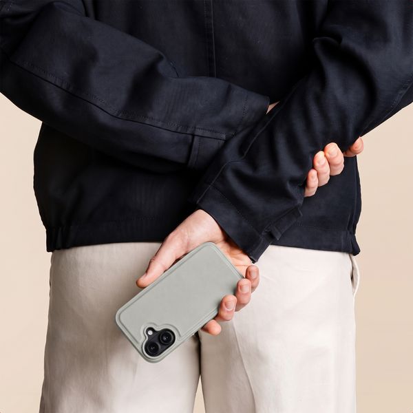 Accezz Cover a libro Edge rimovibile con MagSafe Apple iPhone 18 Pro / 17 Pro - Grigio