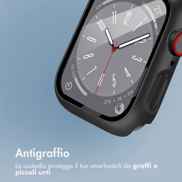 imoshion Cover rigida integrale Apple Watch 7 / 8 / 9 - 45 mm - Nero