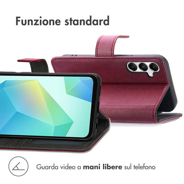 imoshion Cover a libro di Lusso Samsung Galaxy S25 Plus - Bordeaux