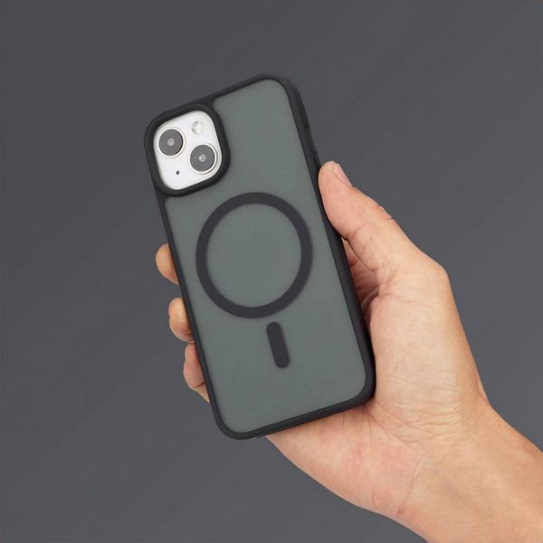 imoshion Cover posteriore Color Guard con MagSafe Apple iPhone 14 / 13 - Nero