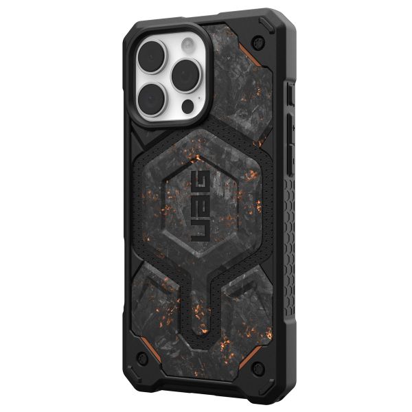 UAG Cover Posteriore Monarch Pro Apple iPhone 16 Pro Max - Forged Carbon