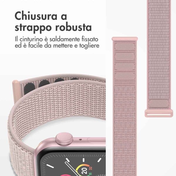 imoshion Cinturino in nylon Apple Watch | 38/40/41/42 mm - Light Pink