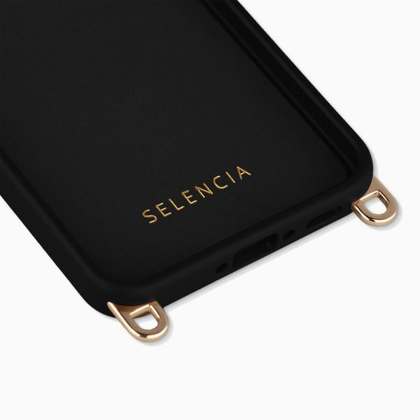 Selencia Cover posteriore Rivièra con MagSafe con ganci rimovibili Samsung Galaxy A37 (5G) - Velvet Black
