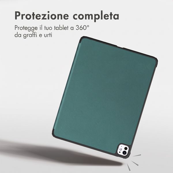 imoshion Cover a libro Trifold Apple iPad Pro 12.9 (2018/2020/2021/2022) - Verde scuro