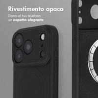 imoshion Cover Posteriore Colorata con MagSafe Apple iPhone 18 Pro / 17 Pro - Nero