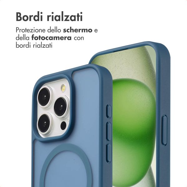 imoshion Cover posteriore Color Guard con MagSafe Apple iPhone 15 Pro - Blu scuro