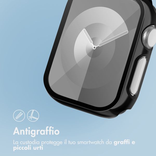 imoshion Cover rigida integrale lucida Apple Watch 1 / 2 / 3 - 38 mm - Nero