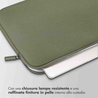 Accezz Cover per laptop 15-16 pollici - Laptopsleeve - Verde