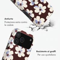 Selencia Cover Posteriore Vivid Apple iPhone 17 Pro - Choco Flower Pop