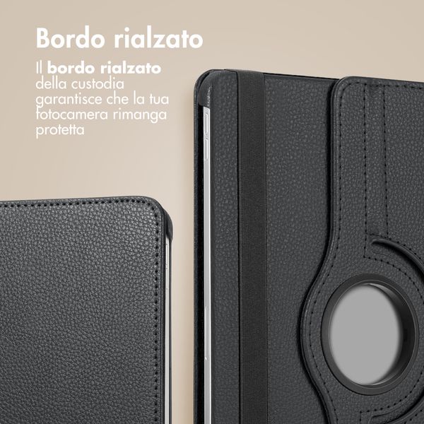 imoshion Cover Girevole a 360° Samsung Galaxy Tab A11 Plus - Nero