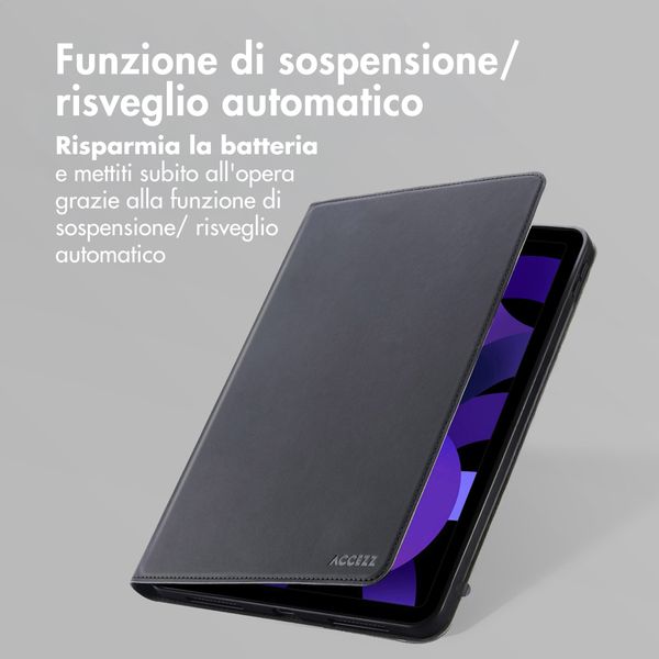 Accezz Cover Tablet Classica Apple iPad 11 (2025) 11 pollici A16 / iPad 10 (2022) 10.9 pollici - Nero