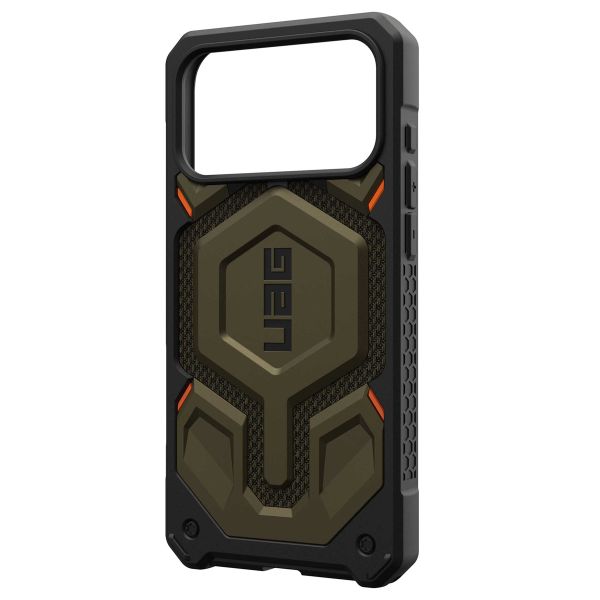 UAG Cover Posteriore Monarch Pro Apple iPhone 17 Pro - Kevlar Element Green