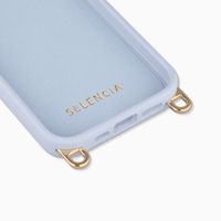 Selencia Cover posteriore Rivièra con MagSafe con ganci rimovibili Apple iPhone 15 Pro - Powder Blue