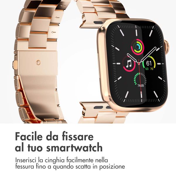 imoshion Cinturino in acciaio Apple Watch | 44/45/46/49 mm - Oro rosa