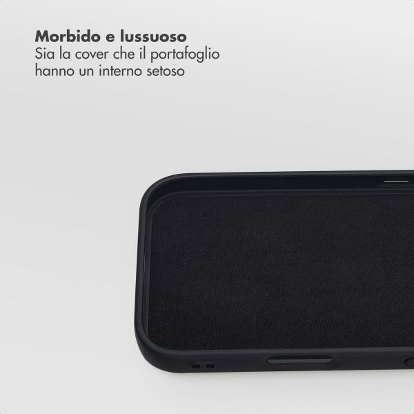 Selencia Libreria rimovibile Olyn con MagSafe Apple iPhone 17 Pro - Nero