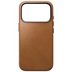 Nomad Cover posteriore Traditional Leather con MagSafe Apple iPhone 18 Pro / 17 Pro - English Tan