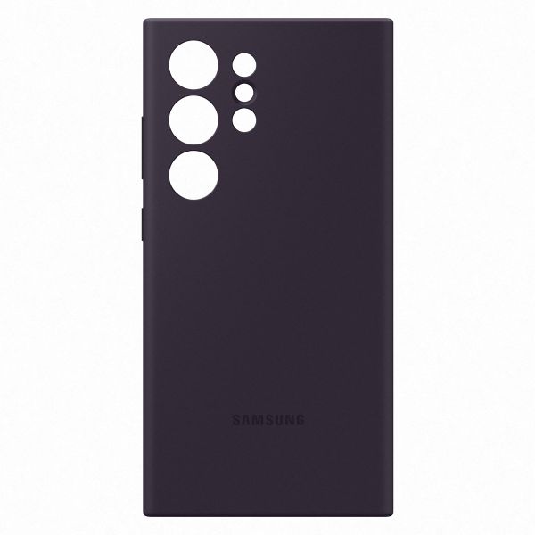 Samsung Cover originale in silicone Samsung Galaxy S24 Ultra - Dark Violet