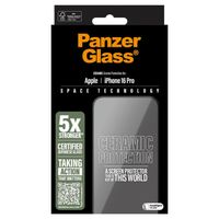 PanzerGlass Vetro temperato in ceramica con applicatore Apple iPhone 16 Pro