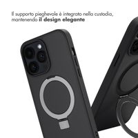 Accezz Cover con anello e supporto con MagSafe Apple iPhone 14 Pro Max - Nero