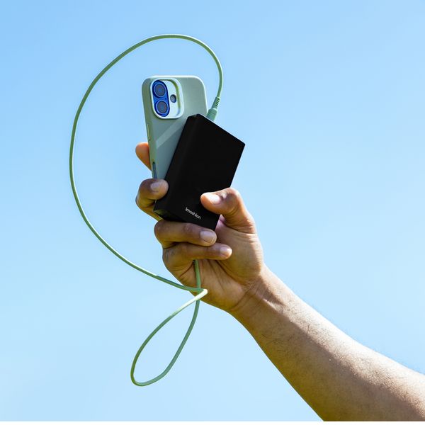 imoshion Powerbank Ultra Series in alluminio da 10.000 mAh – Quick Charge e Power Delivery – Nero