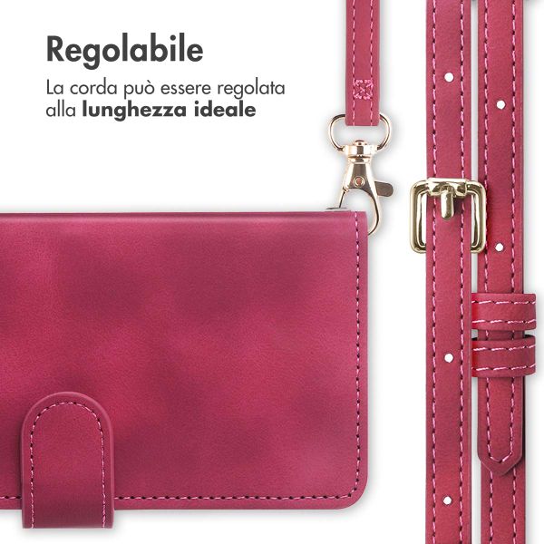 imoshion Cover a libro con Cordino Google Pixel 9A - Rosso