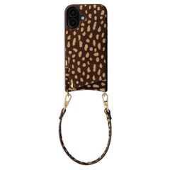 Selencia Nova cover posteriore in vera pelle con portacarte Apple iPhone 17 - Fawn Chic