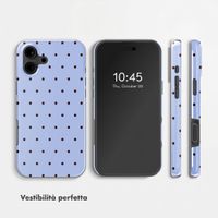 Selencia Cover Posteriore Vivid Apple iPhone 16 - Happy Dots Digital Sky