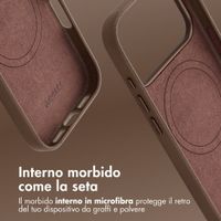 Accezz Cover in Pelle con MagSafe Apple iPhone 18 Pro Max / 17 Pro Max - Marrone caffè