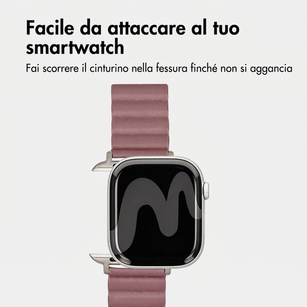 imoshion Cinturino magnetico in pelle sintetica Apple Watch | 38/40/41/42 mm - Rose