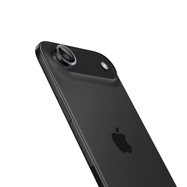 Spigen Optik Pro EZ Fit Lens Protector - Protezione lente fotocamera (confezione da 2) per Apple iPhone Air - Crystal Gray