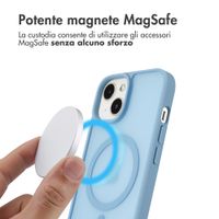 imoshion Cover posteriore Color Guard con MagSafe Apple iPhone 14 / 13 - Azzurro
