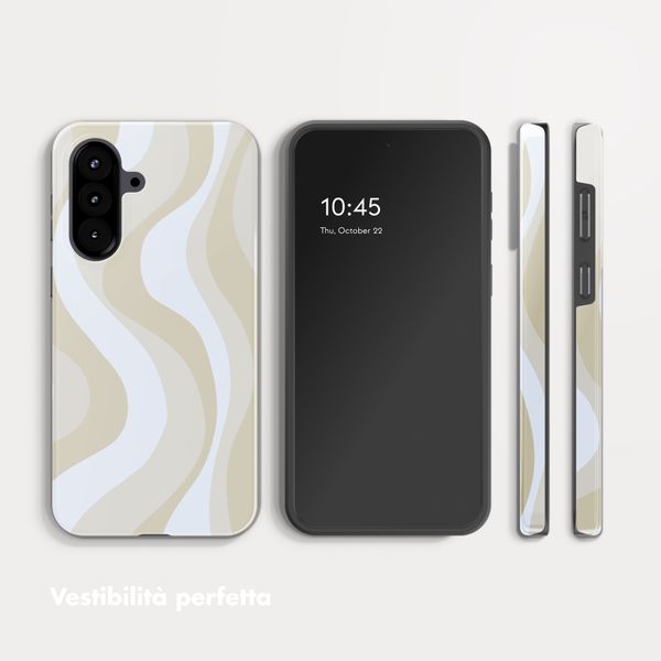 Selencia Cover Posteriore Vivid Samsung Galaxy A57 (5G) - Desert Waves Beige
