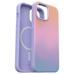 OtterBox Cover Posteriore Trasparente Symmetry con MagSafe Apple iPhone 17e / 16e / 15 / 14 / 13 - Viola