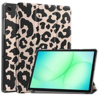 imoshion Cover Trifold Design Samsung Galaxy Tab A11 Plus - Leopard
