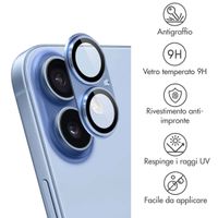 imoshion Protezione fotocamera in Vetro 2 Pezzi Apple iPhone 17 - Mist Blue