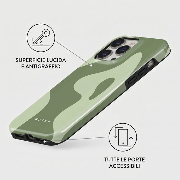 Burga Cover Posteriore Resistente con MagSafe Apple iPhone 13 Pro - No Rush