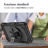 Accezz Cover Posteriore Resistente con tracolla Samsung Galaxy Tab A11 - Nero