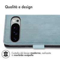 imoshion Cover a libro di Lusso Google Pixel 10 / 10 Pro - Azzurro