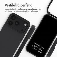 imoshion Cover in Silicone con Cordino Apple iPhone 18 Pro / 17 Pro - Nero