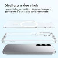 Accezz Cover posteriore Xtreme Impact con MagSafe Samsung Galaxy S25 Plus - Trasparente