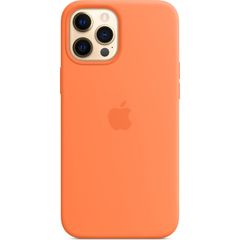 Apple Cover Posteriore in Silicone con MagSafe Apple iPhone 12 Pro Max - Kumquat