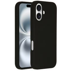 Accezz Cover in silicone liquido con MagSafe Apple iPhone 16 - Nero