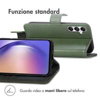 imoshion Cover a libro di Lusso Samsung Galaxy A55 - Verde