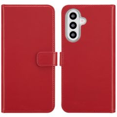 Selencia Cover a libro in vera pelle Samsung Galaxy A26 - Rosso