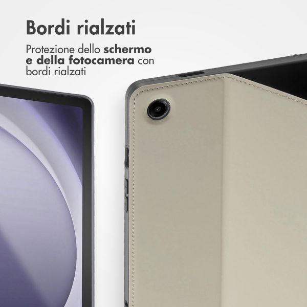 Accezz Cover Tablet Classica Samsung Galaxy Tab A9 Plus - Greige