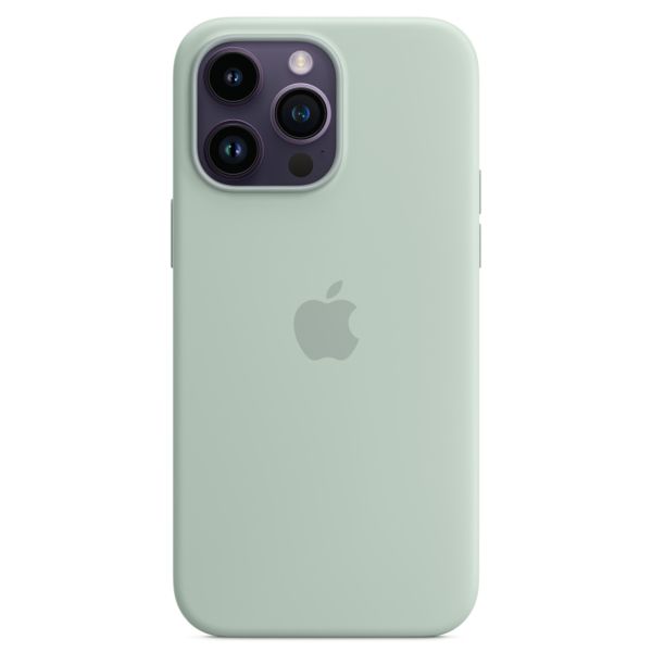 Apple Cover Posteriore in Silicone con MagSafe Apple iPhone 14 Pro Max - Succulent