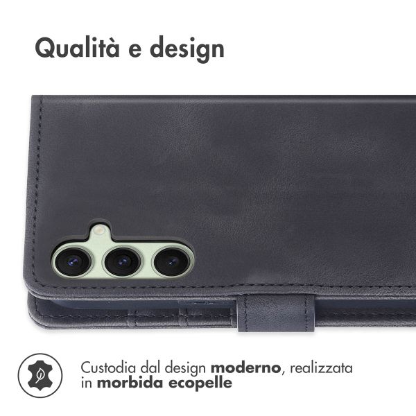 imoshion Cover a libro con Cordino Samsung Galaxy S25 Plus - Nero