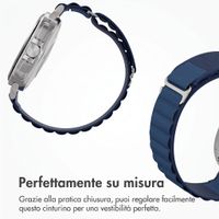 Accezz Cinturino in nylon Alpine Samsung Galaxy Watch Ultra 2 (2026) / Ultra (2024/2025) - Dark Blue
